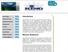 Tablet Screenshot of kingpetroleum.co.uk